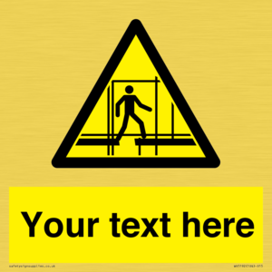 Custom Scaffold Incomplete Sign